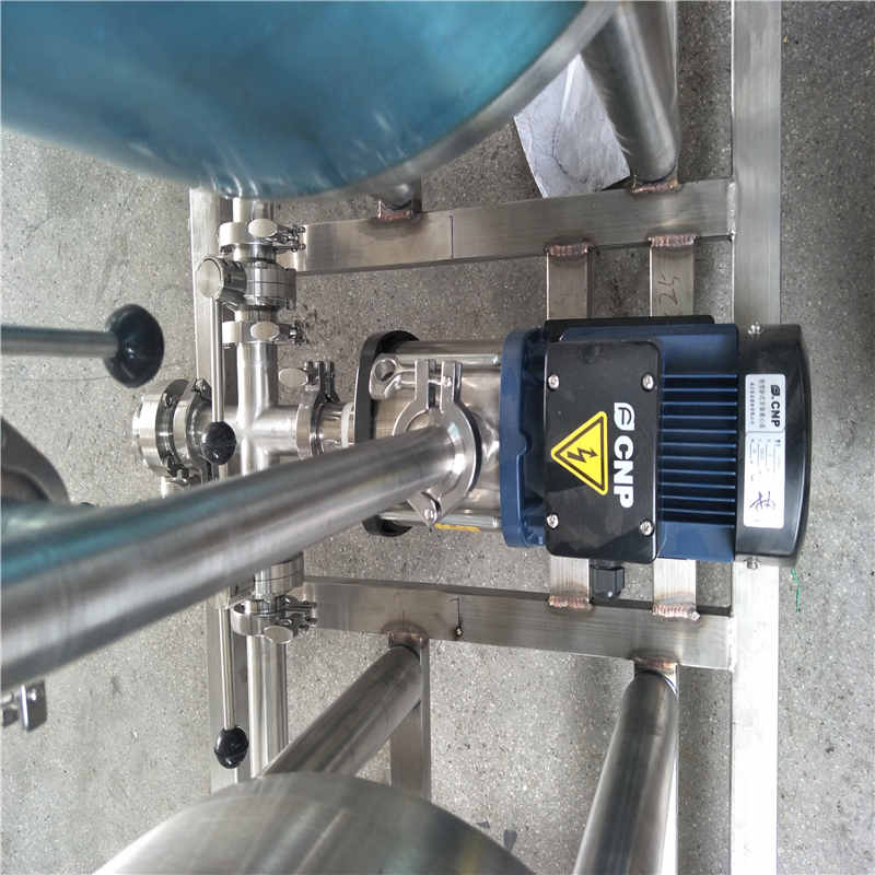500L stainless steel CIP system contained in the craft beer brewing equipment for sale from Chinese factory Z1